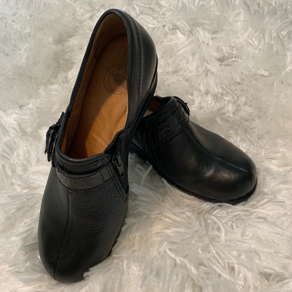 Nurture by Lamaze Shoes - Nurture Malone Black Leather Sz 6 Comfort Wedge